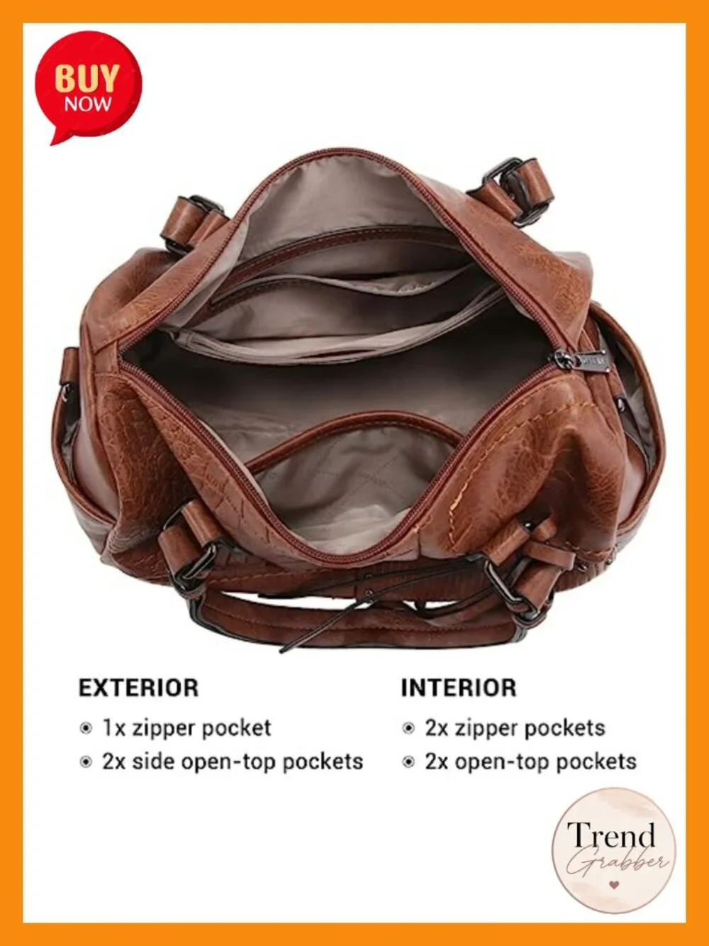 Women Vegan Leather Satchel Handbag Tote Shoulder Purse Work Hobo